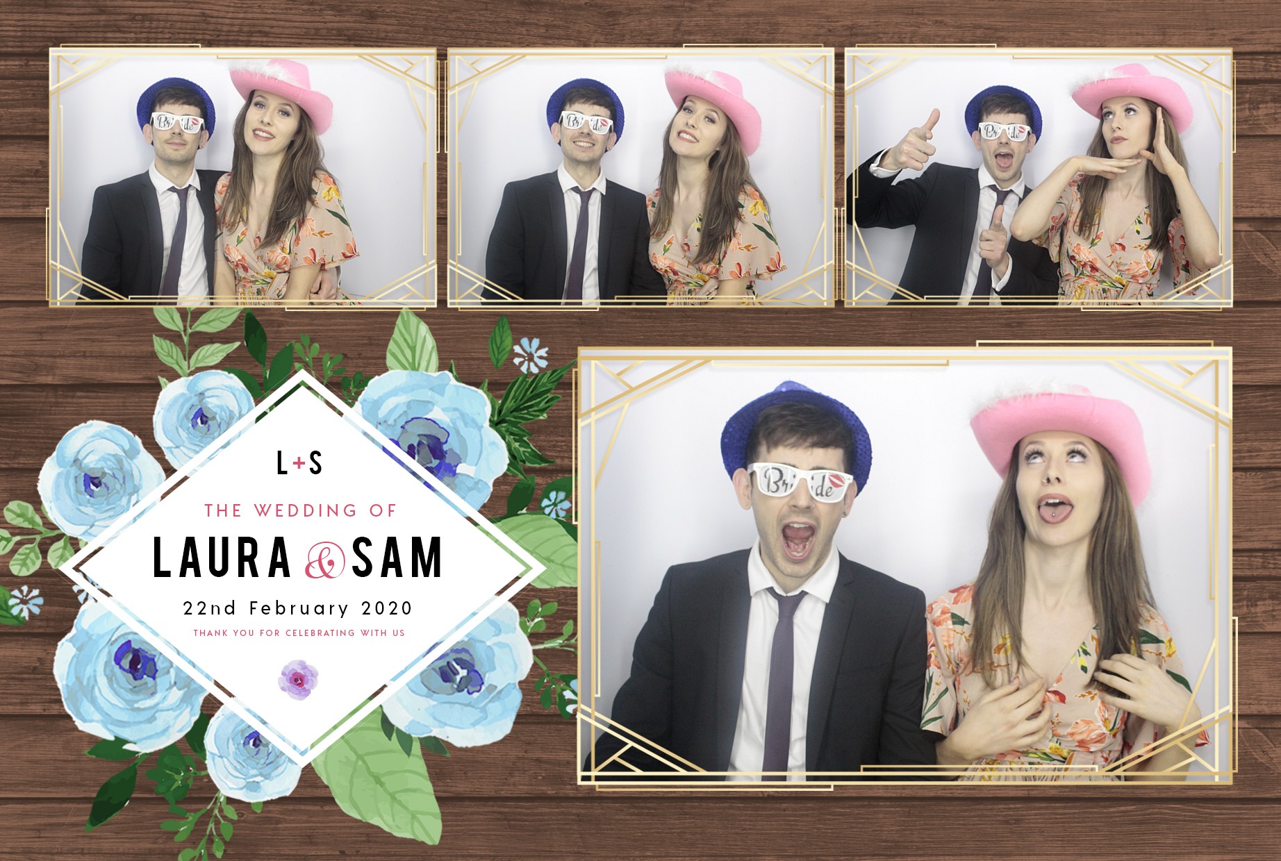 Laura and Sam's Wedding | View more photos from the event at gallery.myphotoboothexperience.co.uk/u/MyPhotoBoothExperienceLtd/Laura-and-Sams-Wedding